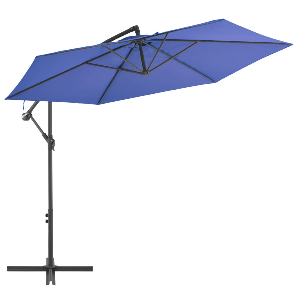Cantilever Umbrella with Aluminium Pole 300 cm Blue - Sid & Sam