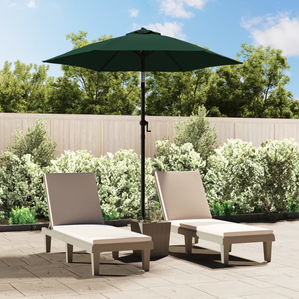 Parasol Green 200x224 cm Aluminium - R and M Furniture