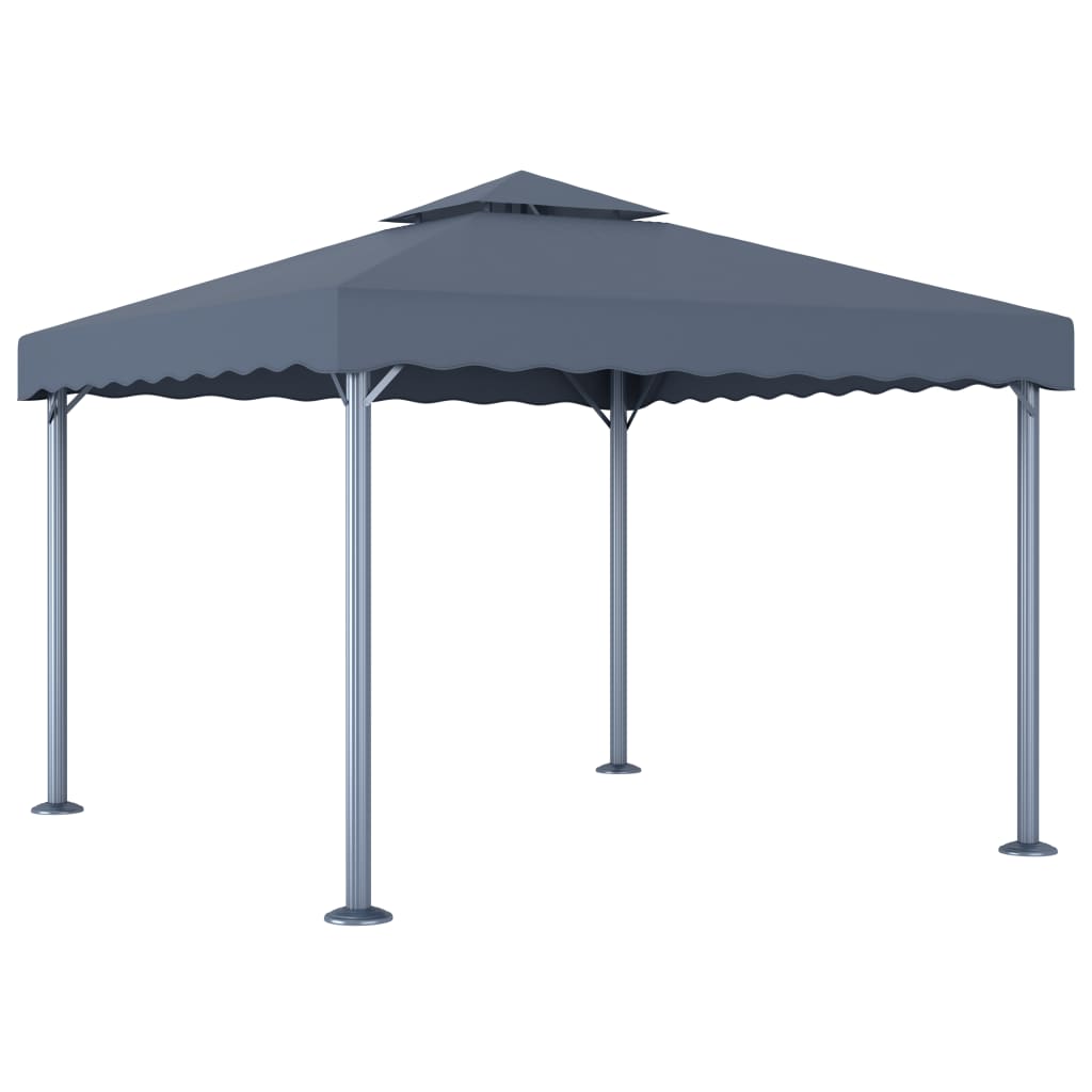 Gazebo 300x300 cm Anthracite Aluminium - Discount Dealers