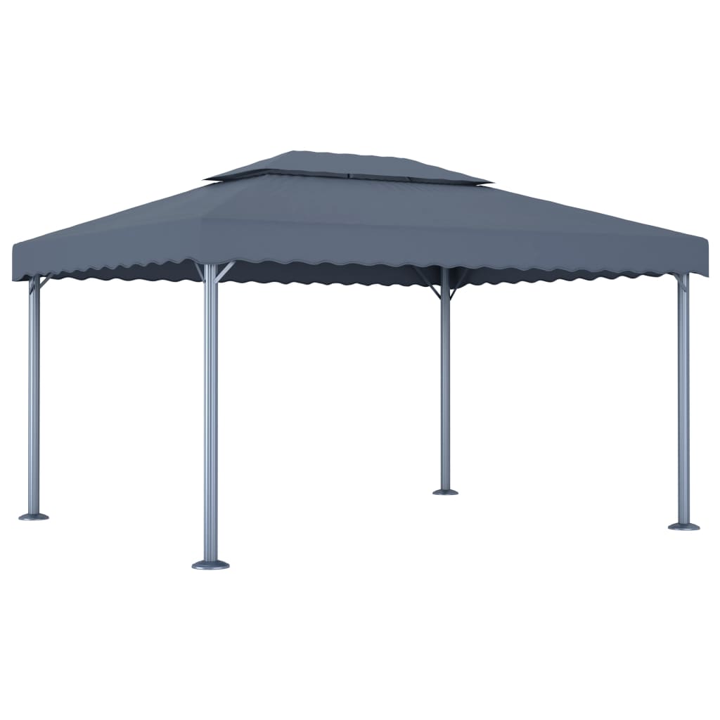 Gazebo 400x300 cm Anthracite Aluminium - Merkel Designers