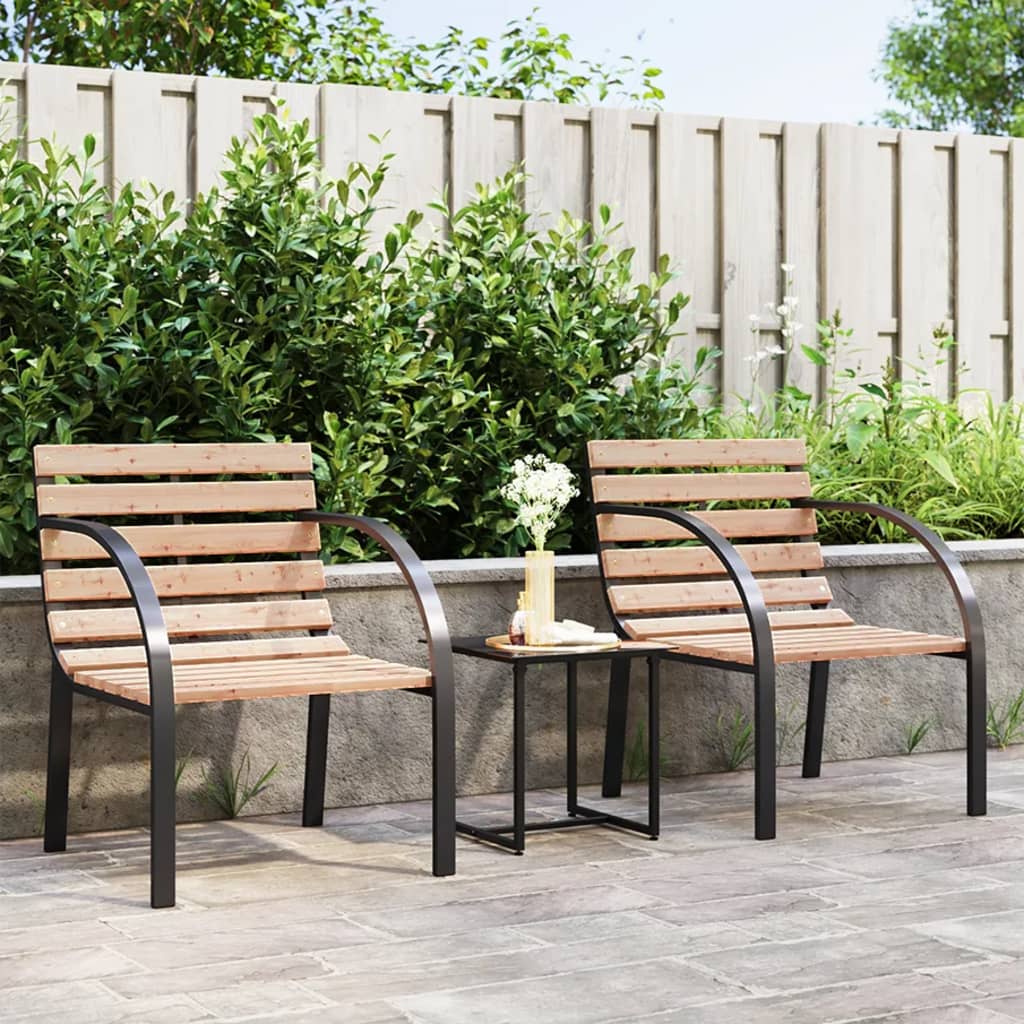 Garden Chairs 2 pcs Wood - Style and Chic