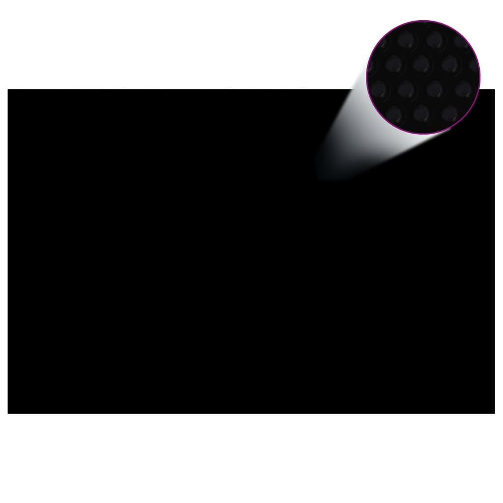 Pool Cover Black 300x200 cm PE - Decor Base