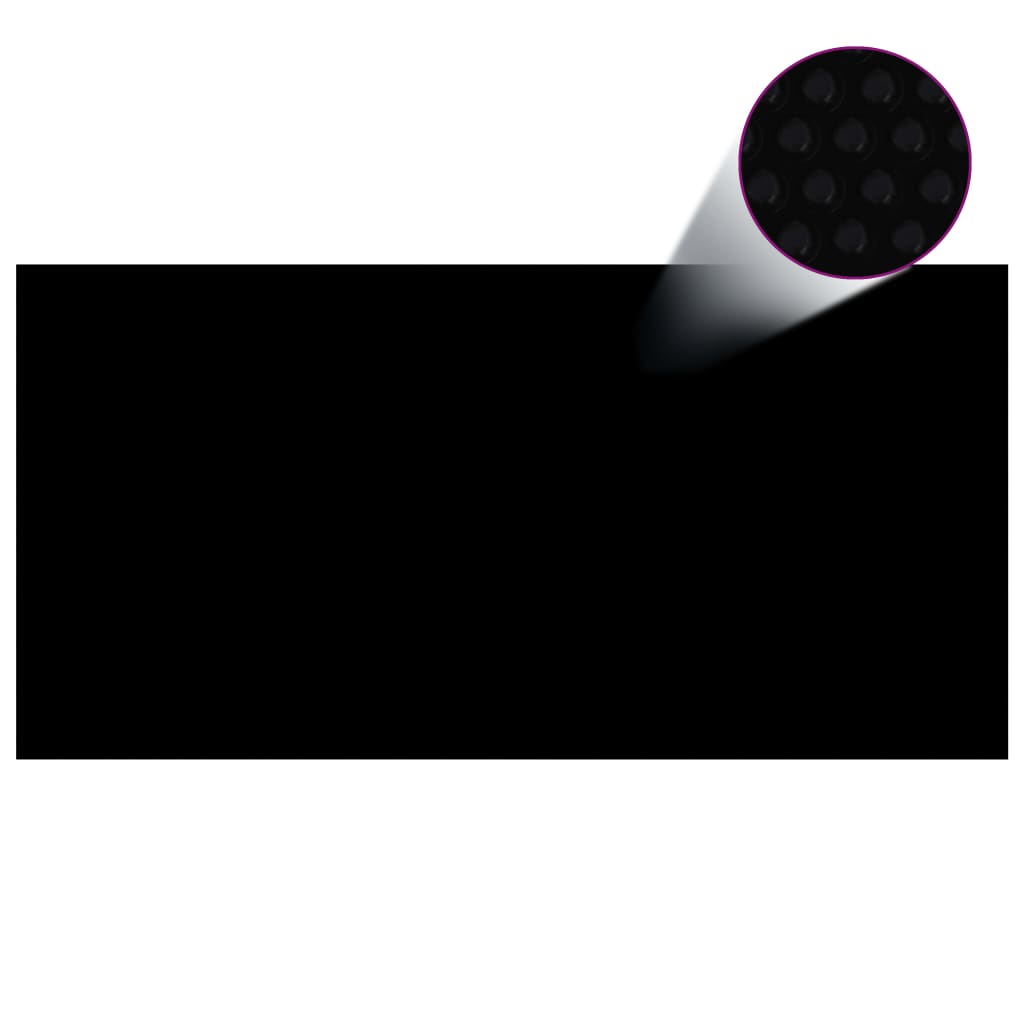 Pool Cover Black 549x274 cm PE - All Things Good