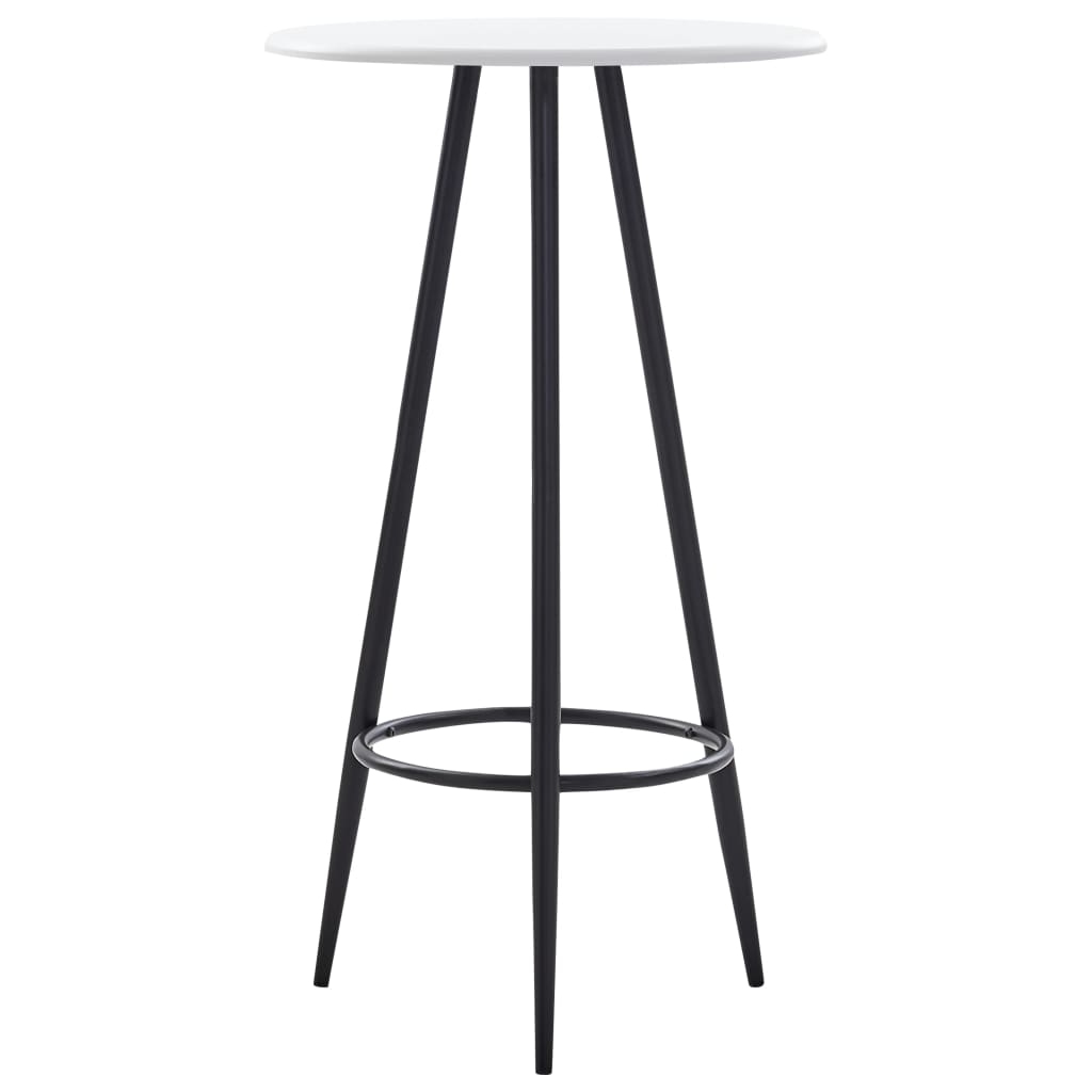 Bar Table White 60x107.5 cm MDF - Design Hut