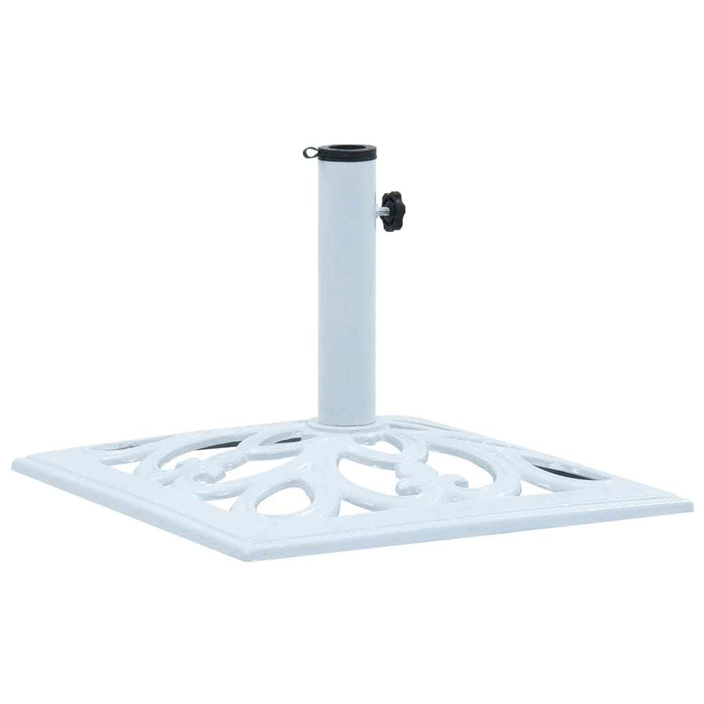 Umbrella Base White 12 kg 49 cm Cast Iron - Millennium Furniture