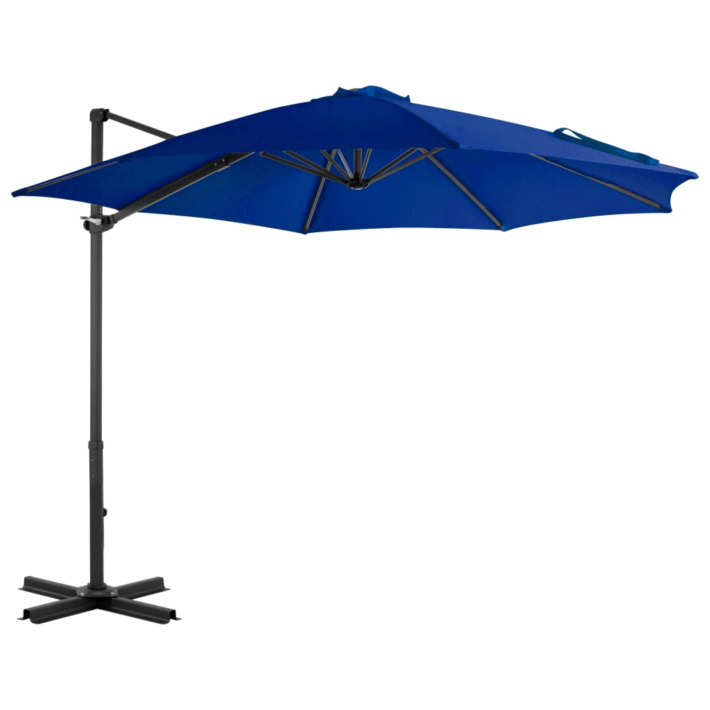 Cantilever Umbrella with Aluminium Pole Azure Blue 300 cm - Sid & Sam