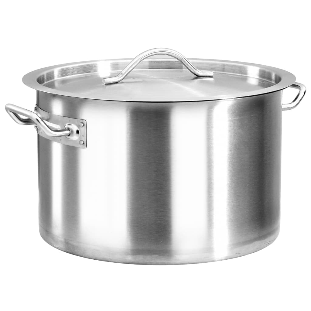 Stock Pot 32 L 40x26 cm Stainless Steel - Brittle & Co