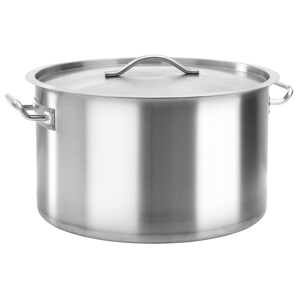 Stock Pot 44 L 45x28 cm Stainless Steel - Casper Homes