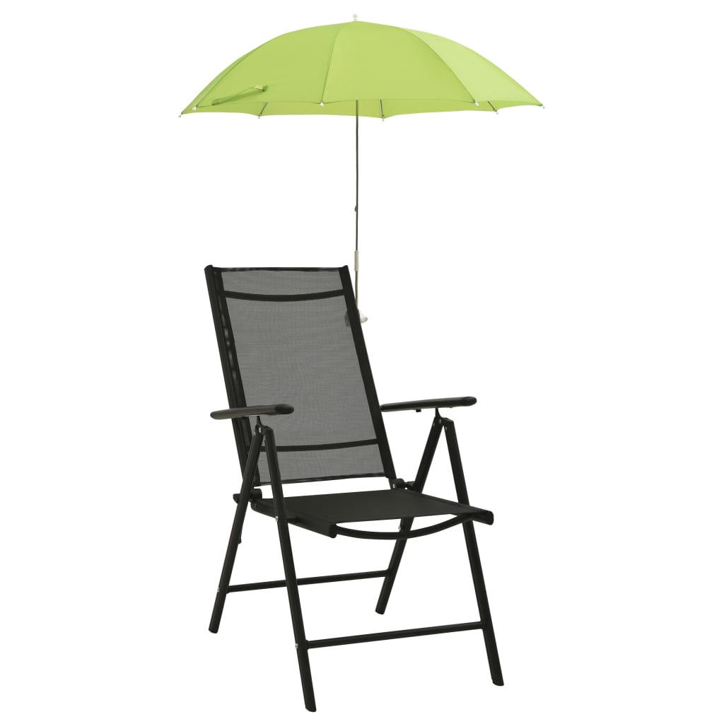 Camping Chair Parasols 2 pcs Green 105 cm - Design Hut