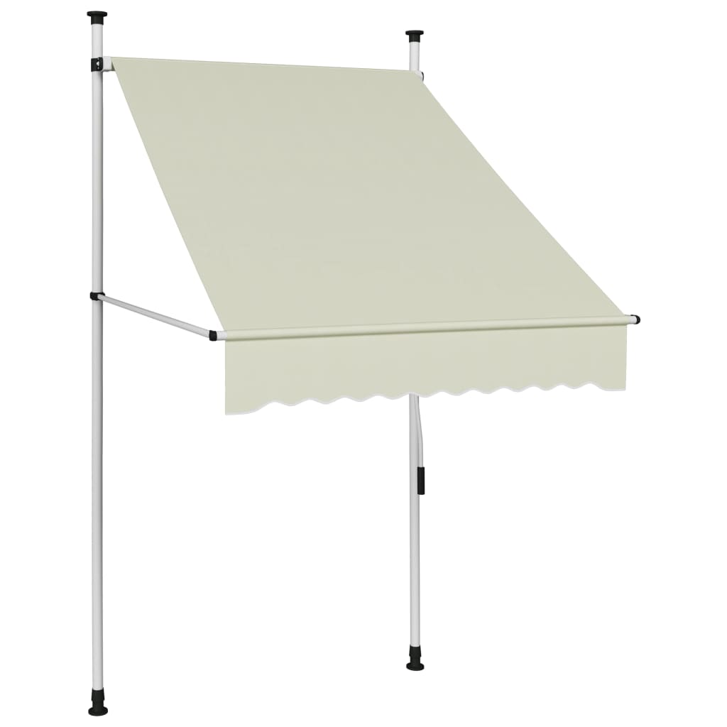 Manual Retractable Awning 100 cm Cream - The Home Maker