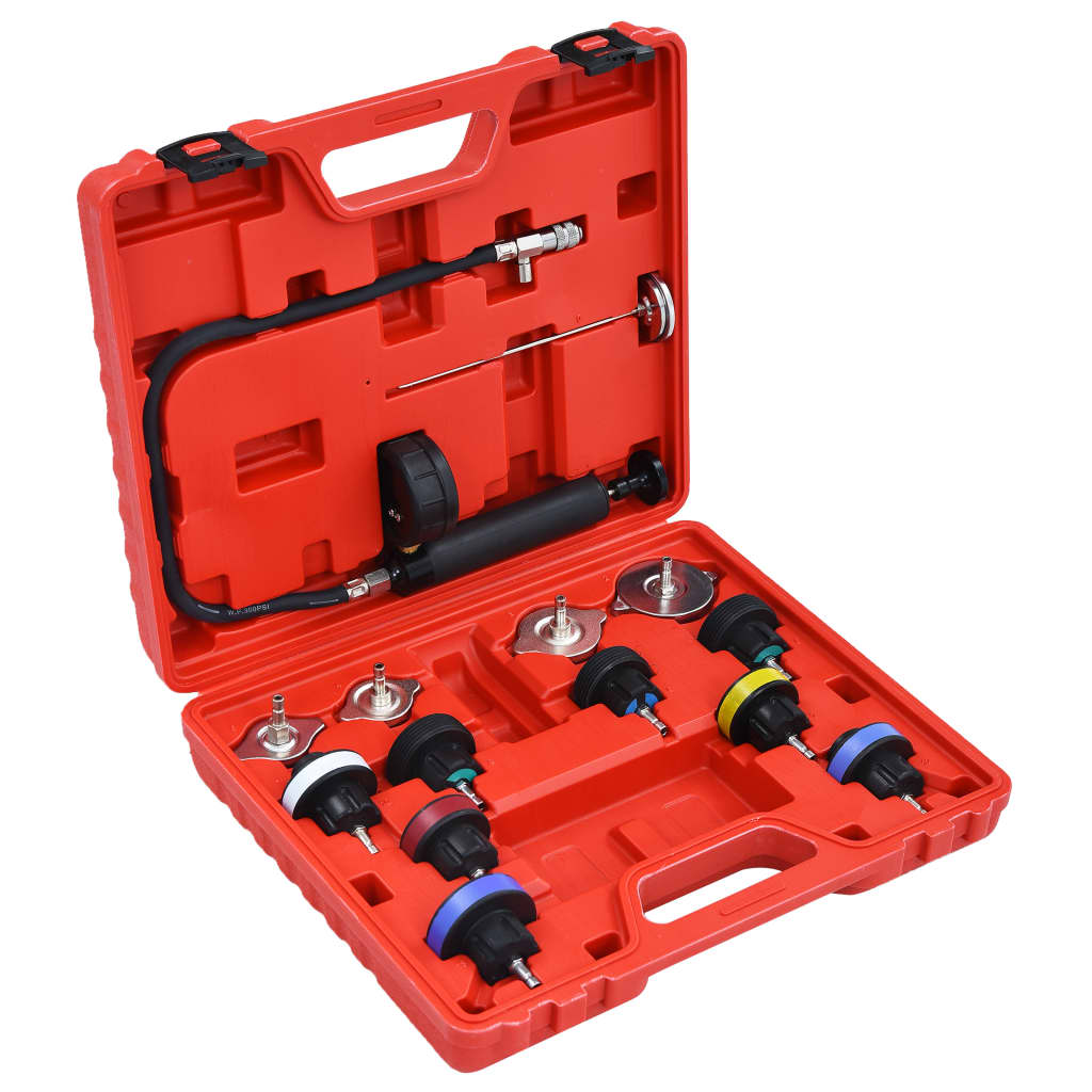 14 Piece Cooling System & Radiator Cap Pressure Tester - Decor Base