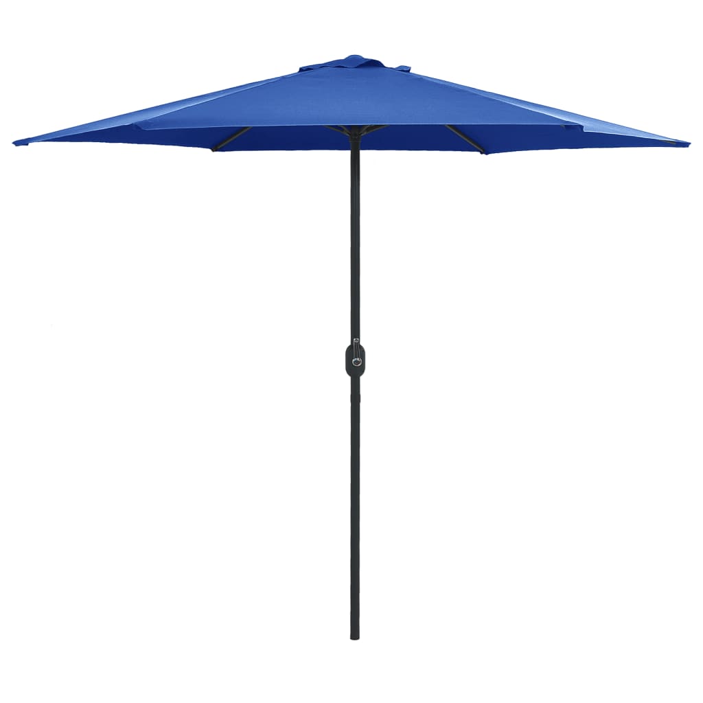 Outdoor Parasol with Aluminium Pole 270x246 cm Azure Blue - Sid & Sam