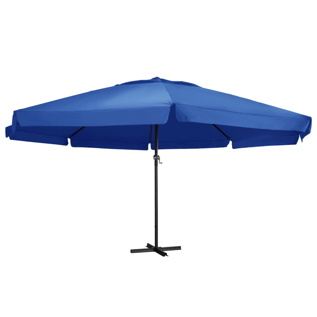 Outdoor Parasol with Aluminium Pole 500 cm Azure Blue - Style and Chic