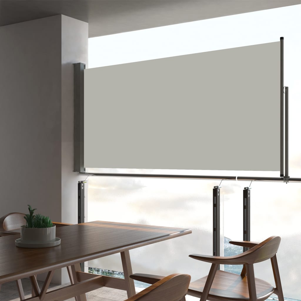 Patio Retractable Side Awning 80x300 cm Cream - Sid & Sam