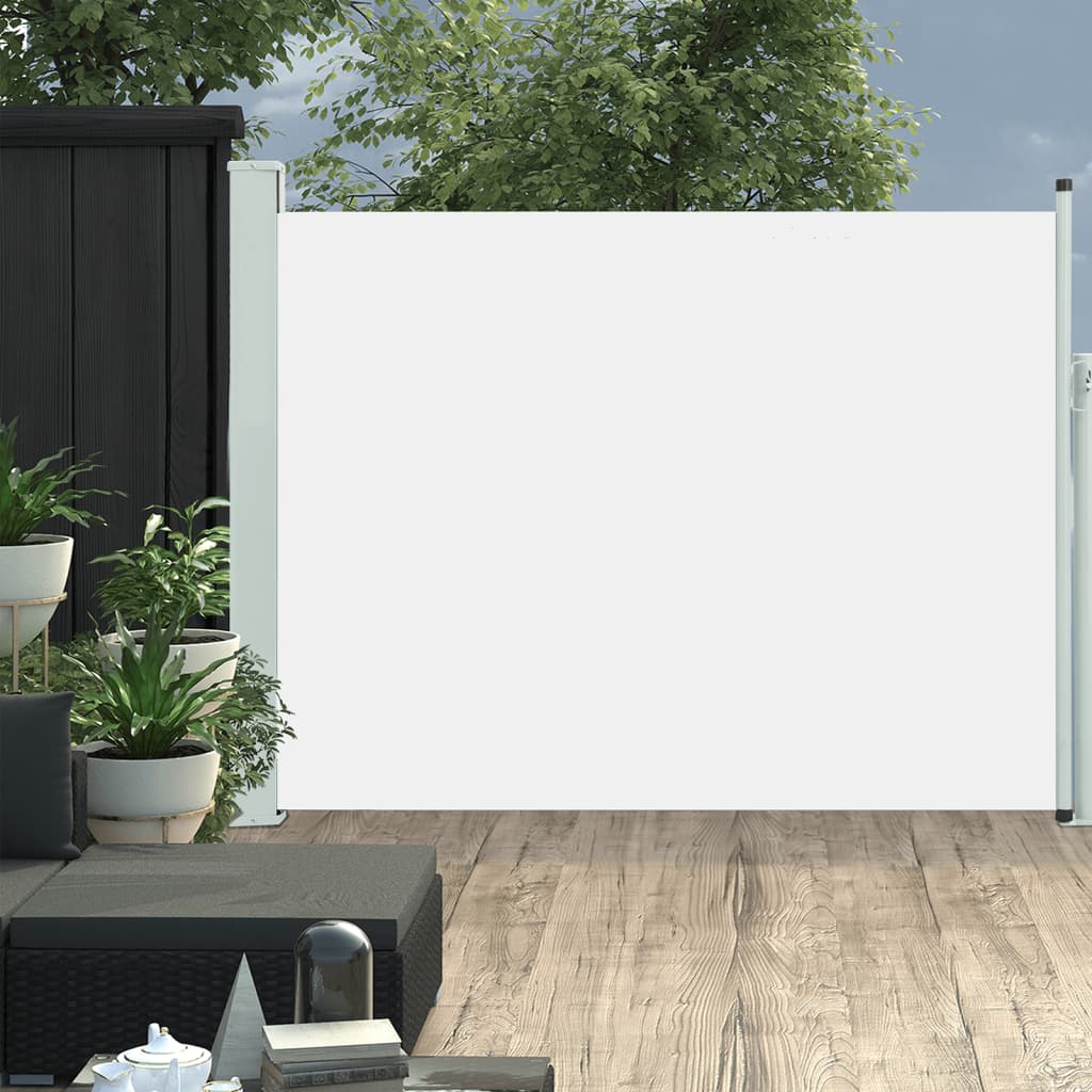Patio Retractable Side Awning 140x500 cm Cream - Millennium Furniture
