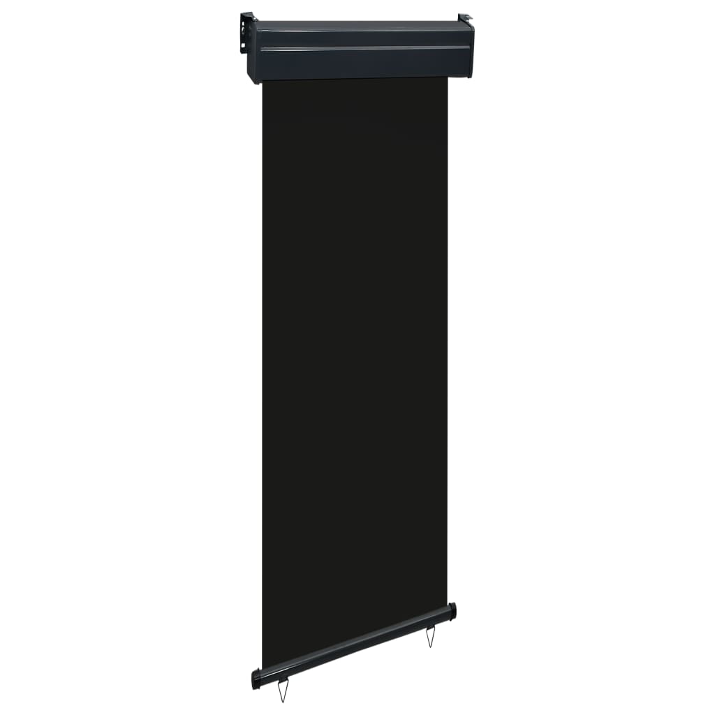 Balcony Side Awning 65x250 cm Black - Unbeatable Bargains