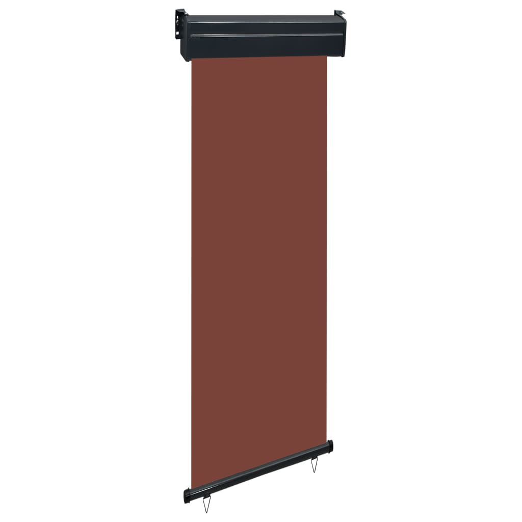 Balcony Side Awning 65x250 cm Brown - Millennium Furniture