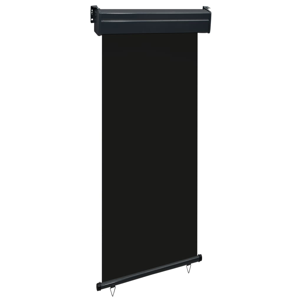 Balcony Side Awning 85x250 cm Black - Design Hut