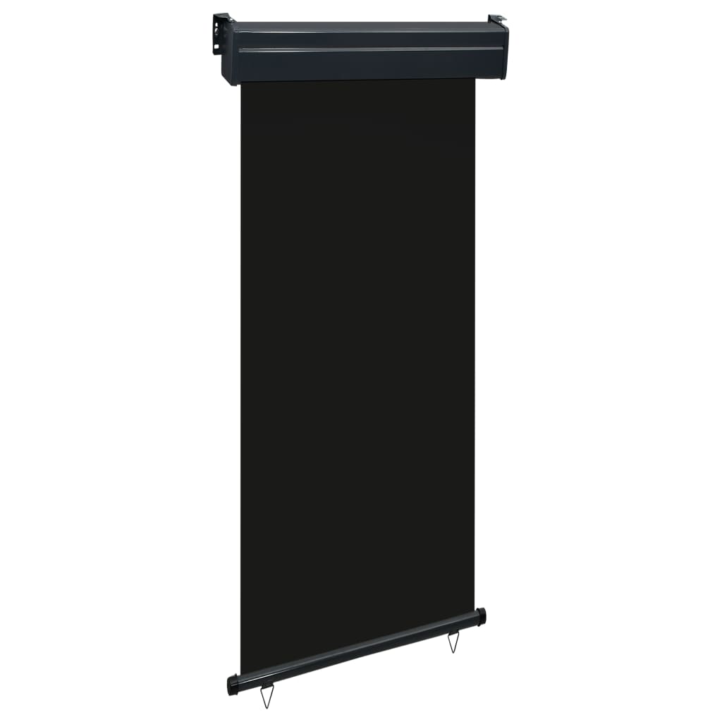 Balcony Side Awning 105x250 cm Black - Discount Dealers