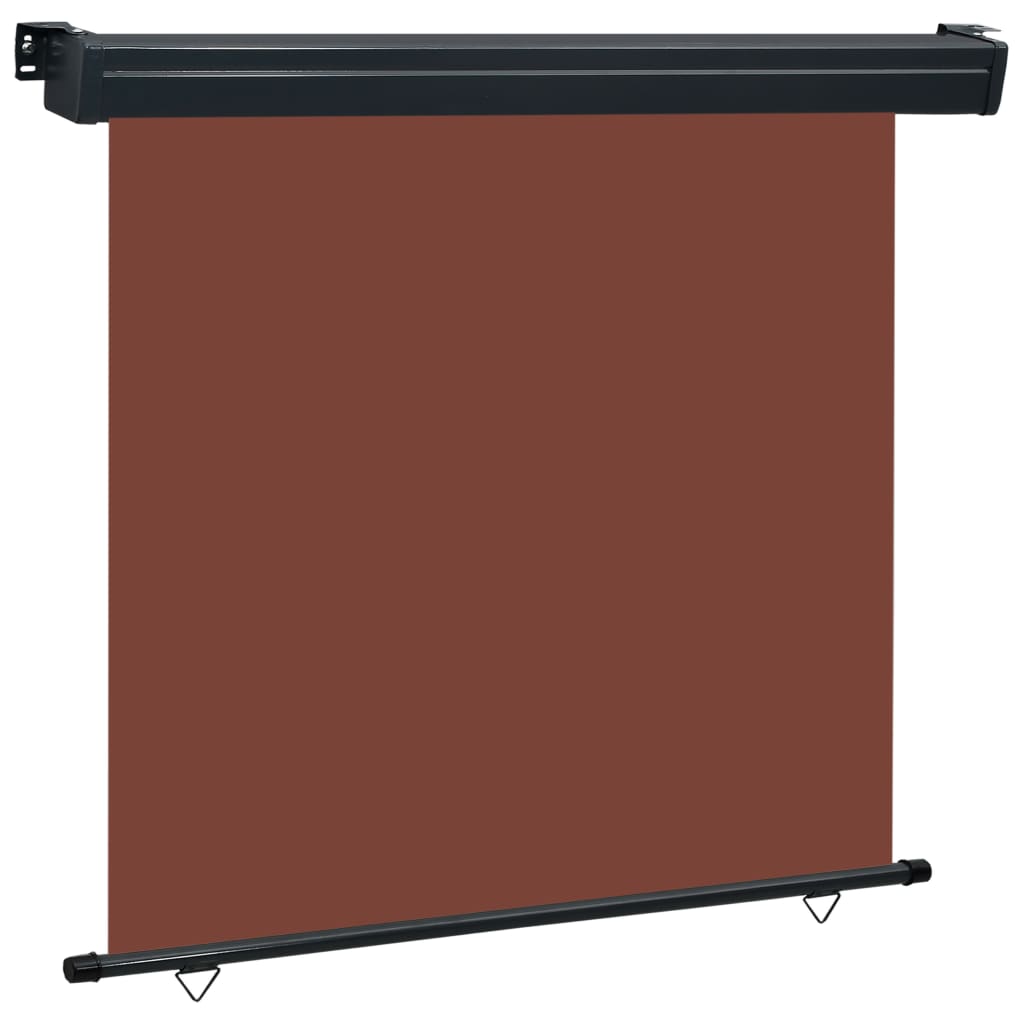 Balcony Side Awning 170x250 cm Brown - Tyrell & Tyrell