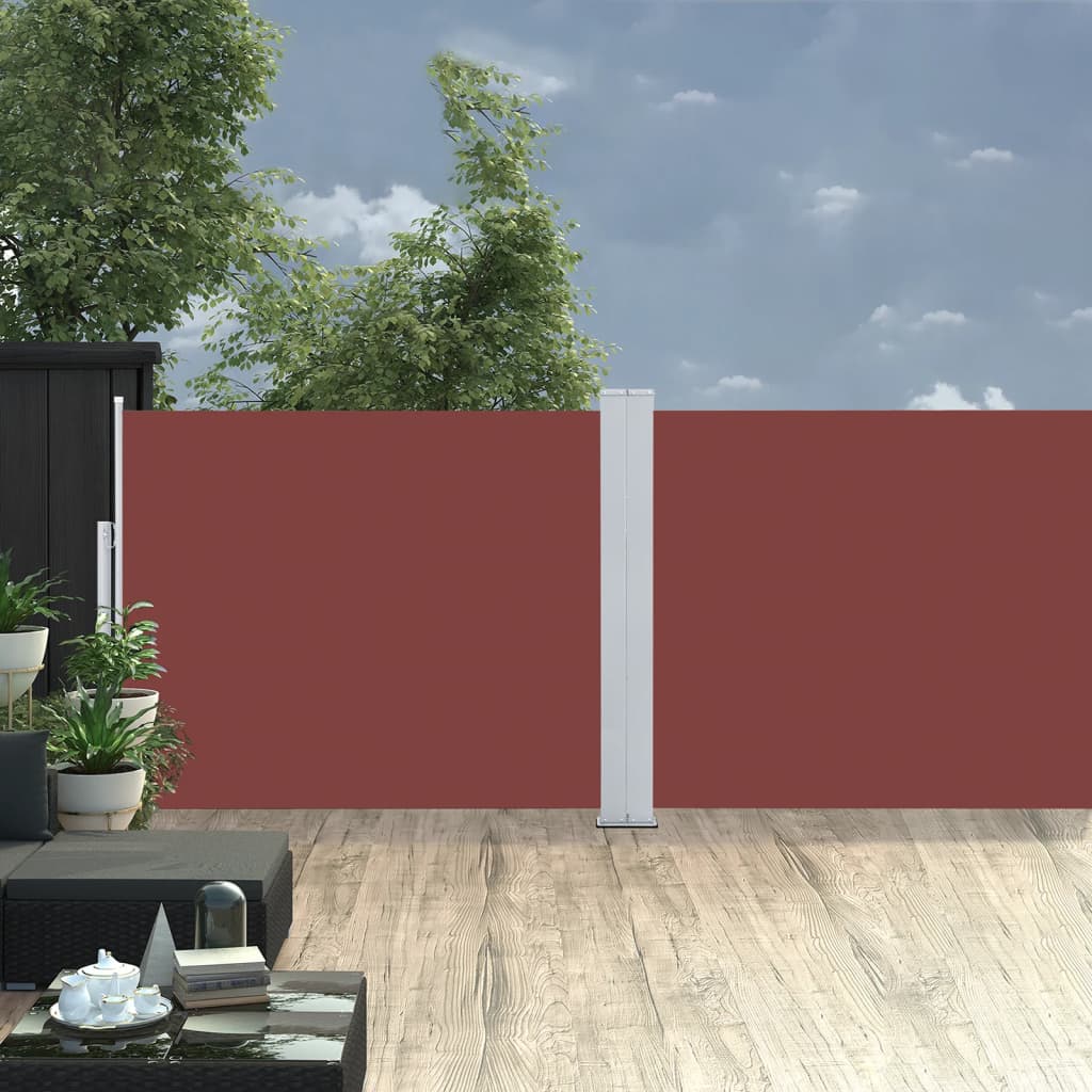 Retractable Side Awning Brown 140x1000 cm - Millennium Furniture