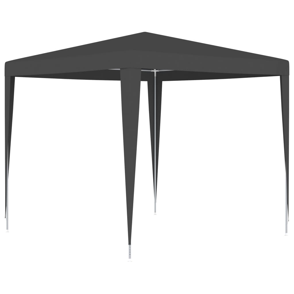 Professional Party Tent 2.5x2.5 m Anthracite 90 g/mÂ² - Decor Base