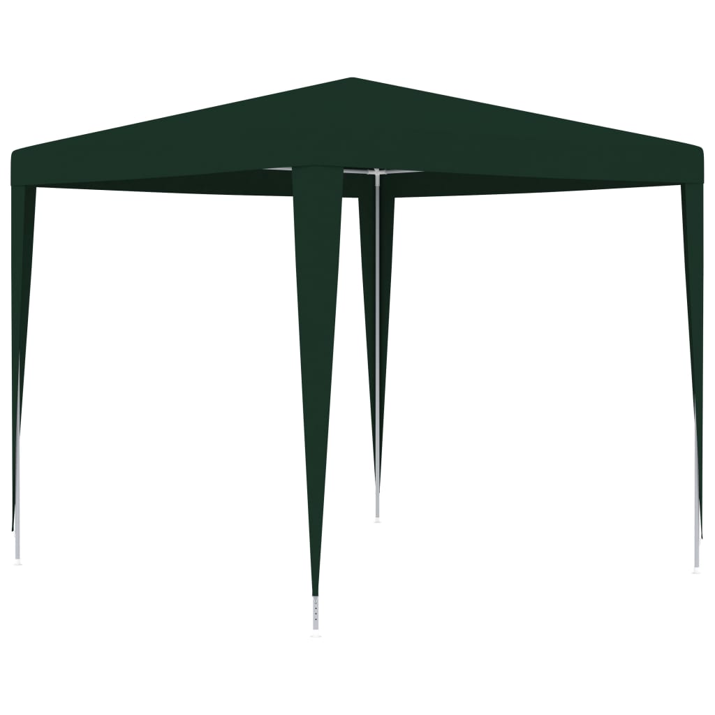 Professional Party Tent 2.5x2.5 m Green 90 g/m2 - Decor Base