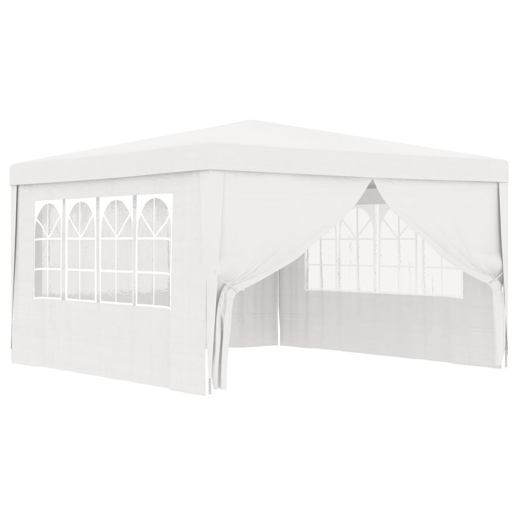 Professional Party Tent with Side Walls 4x4 m White - Tyrell & Tyrell