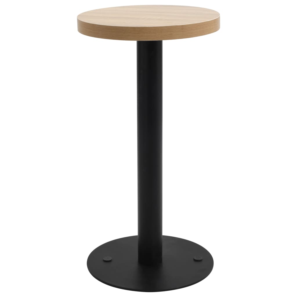 Bistro Table Light Brown 40 cm MDF - Unbeatable Bargains
