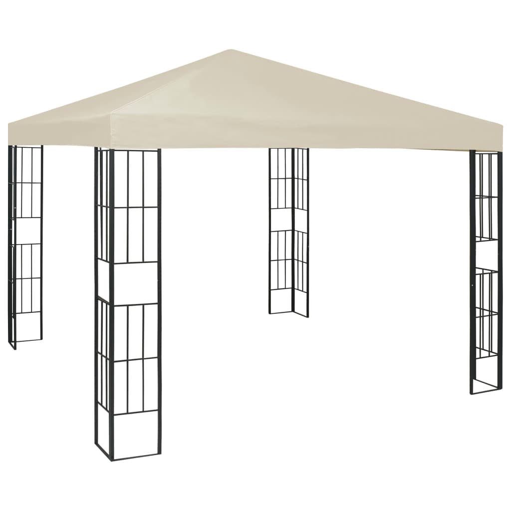 Gazebo 3x3 m Cream - Direct Imports