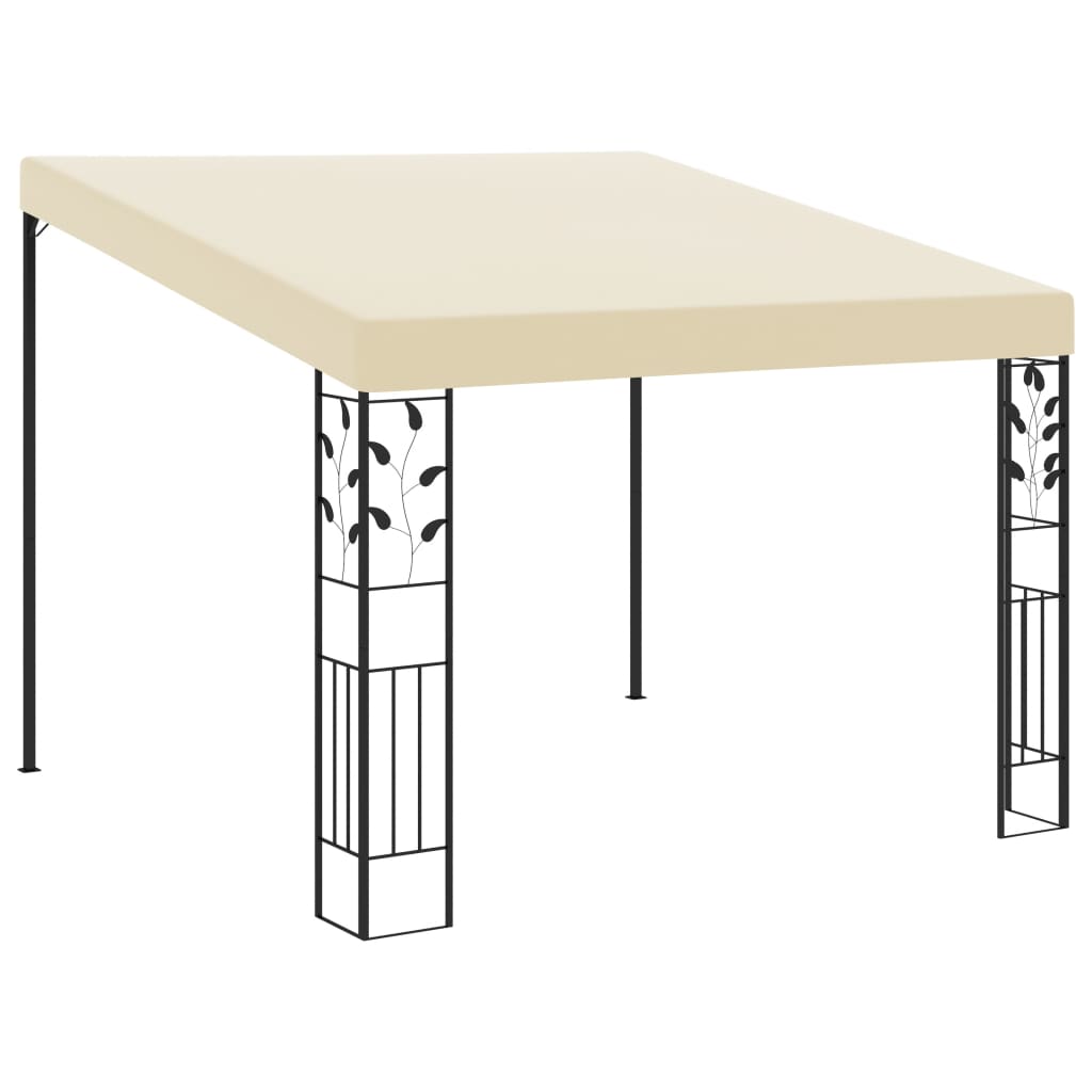 Wall-mounted Gazebo 3x3x2.5 m Cream - Millennium Furniture