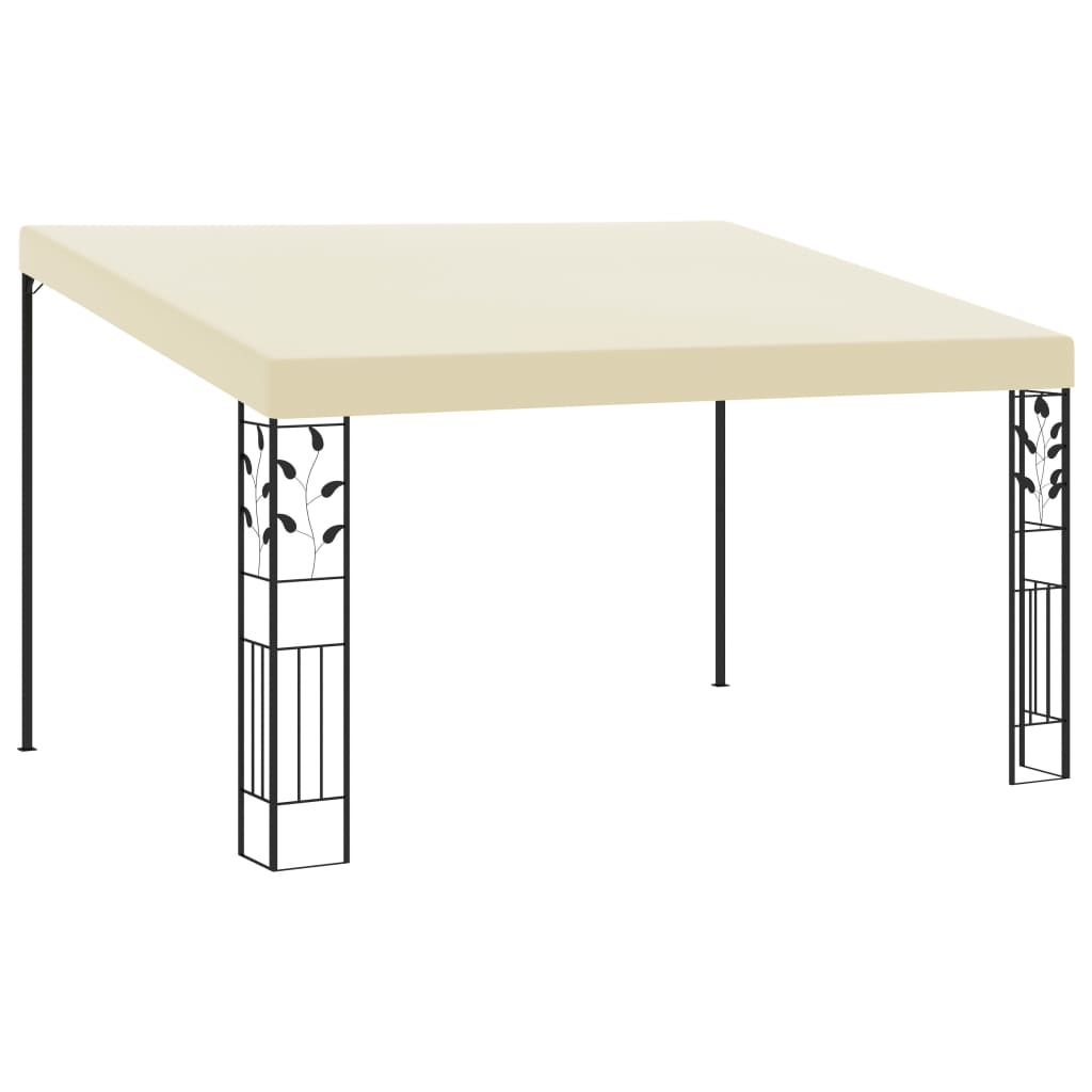 Wall-mounted Gazebo 4x3x2.5 m Cream - Brittle & Co