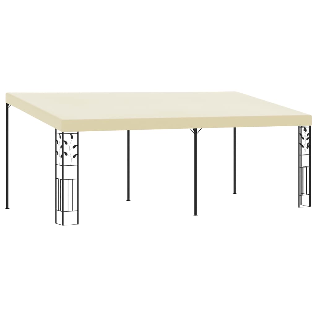 Wall-mounted Gazebo 6x3x2.5 m Cream - Sid & Sam