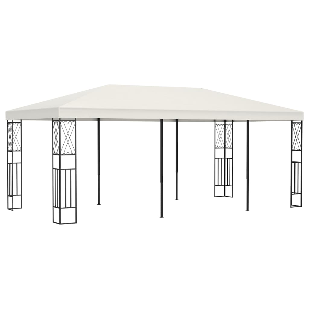Gazebo 3x6 m Cream Fabric - Sid & Sam
