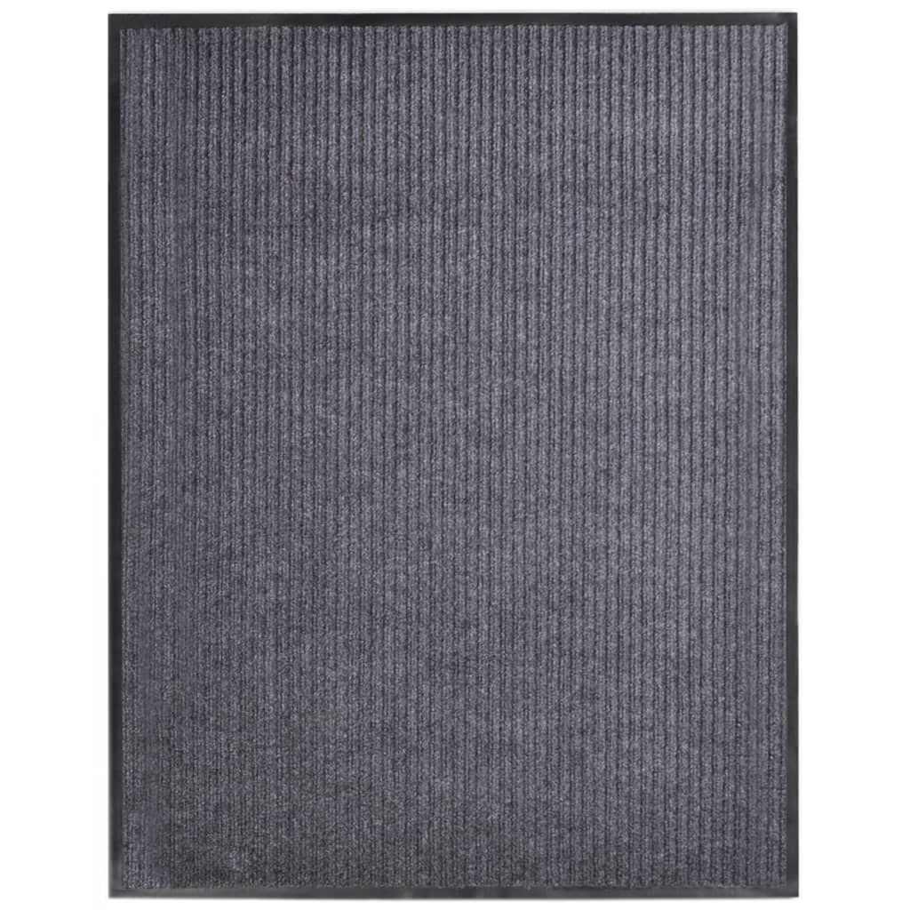 Door Mat Grey 117x220 cm PVC - Unbeatable Bargains