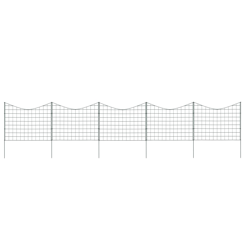 Lower Arch Garden Fence Set 77.5x64 cm Green - All Things Good