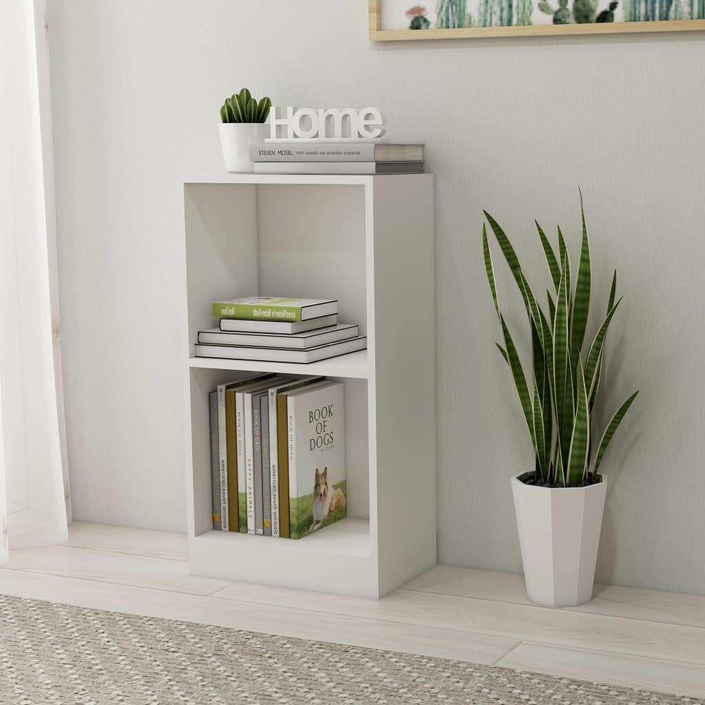 Bookshelf White 40x24x75 cm Chipboard - Unbeatable Bargains