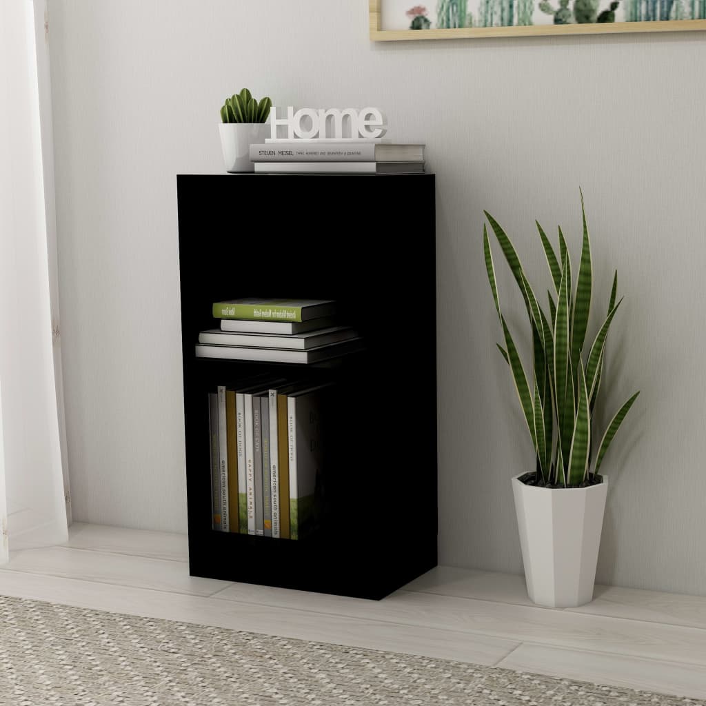 Bookshelf Black 40x24x75 cm Chipboard - Sid & Sam