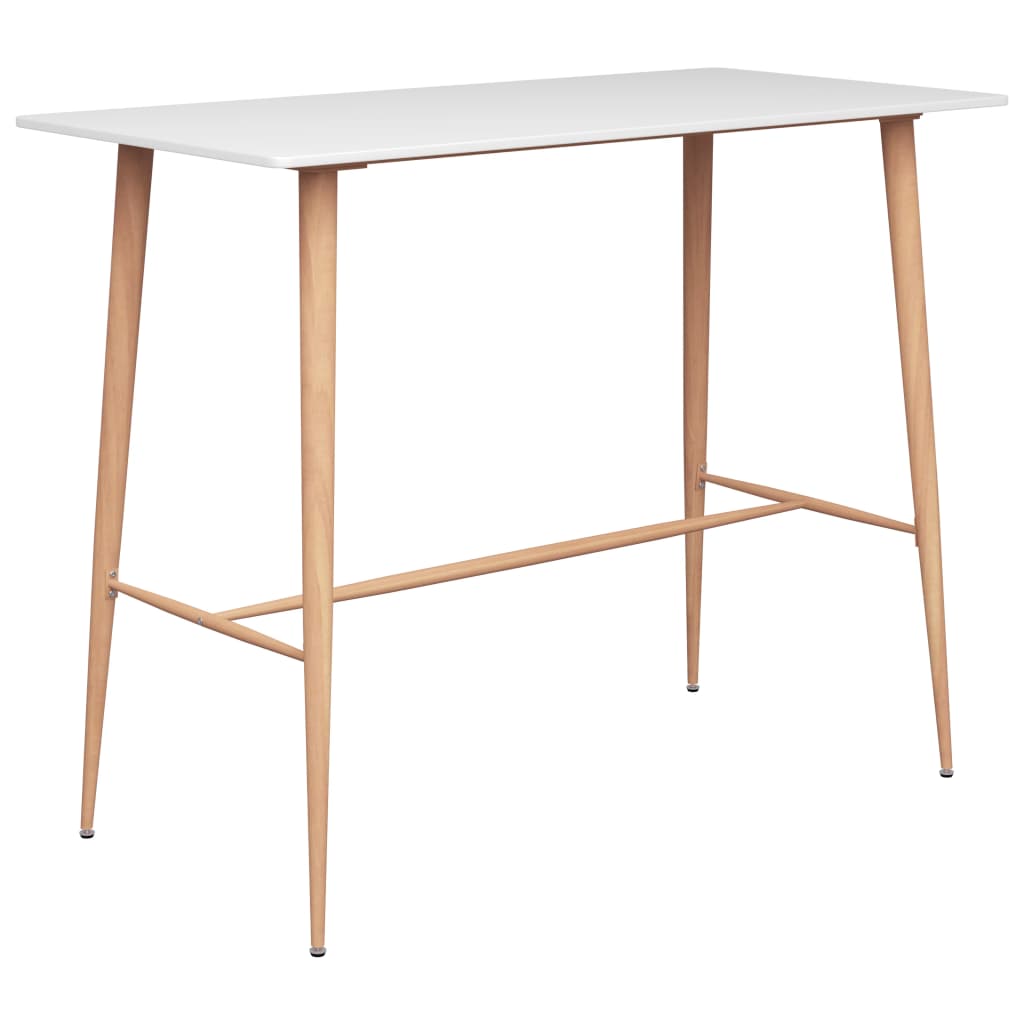 Bar Table White 120x60x105 cm - Merkel Designers