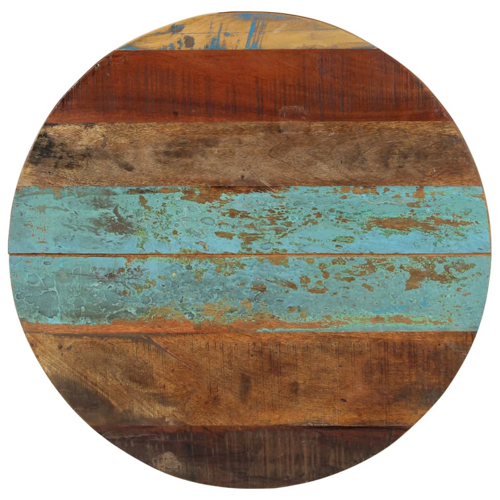 Round Table Top 60 cm 15-16 mm Solid Reclaimed Wood - R and M Furniture
