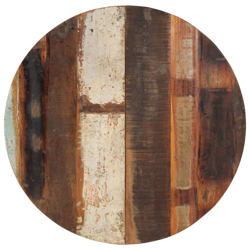 Round Table Top 70 cm 15-16 mm Solid Reclaimed Wood - Sid & Sam
