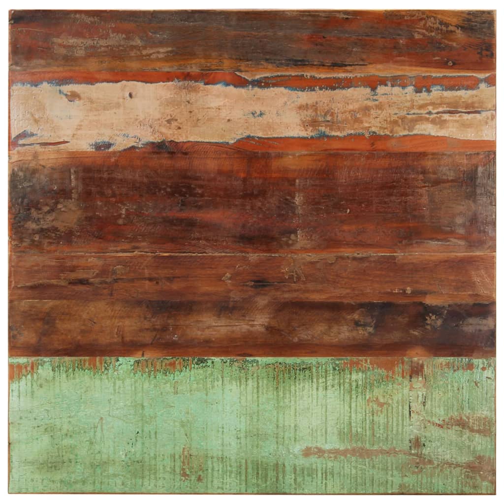 Square Table Top 80x80 cm 15-16 mm Solid Reclaimed Wood - Casper Homes