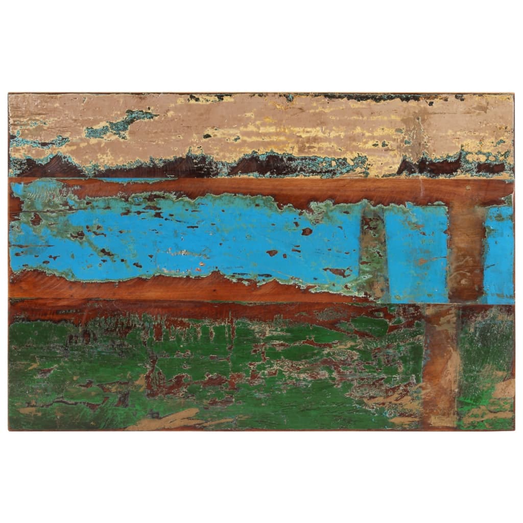 Rectangular Table Top 60x90 cm 25-27 mm Solid Reclaimed Wood - Merlin Deals