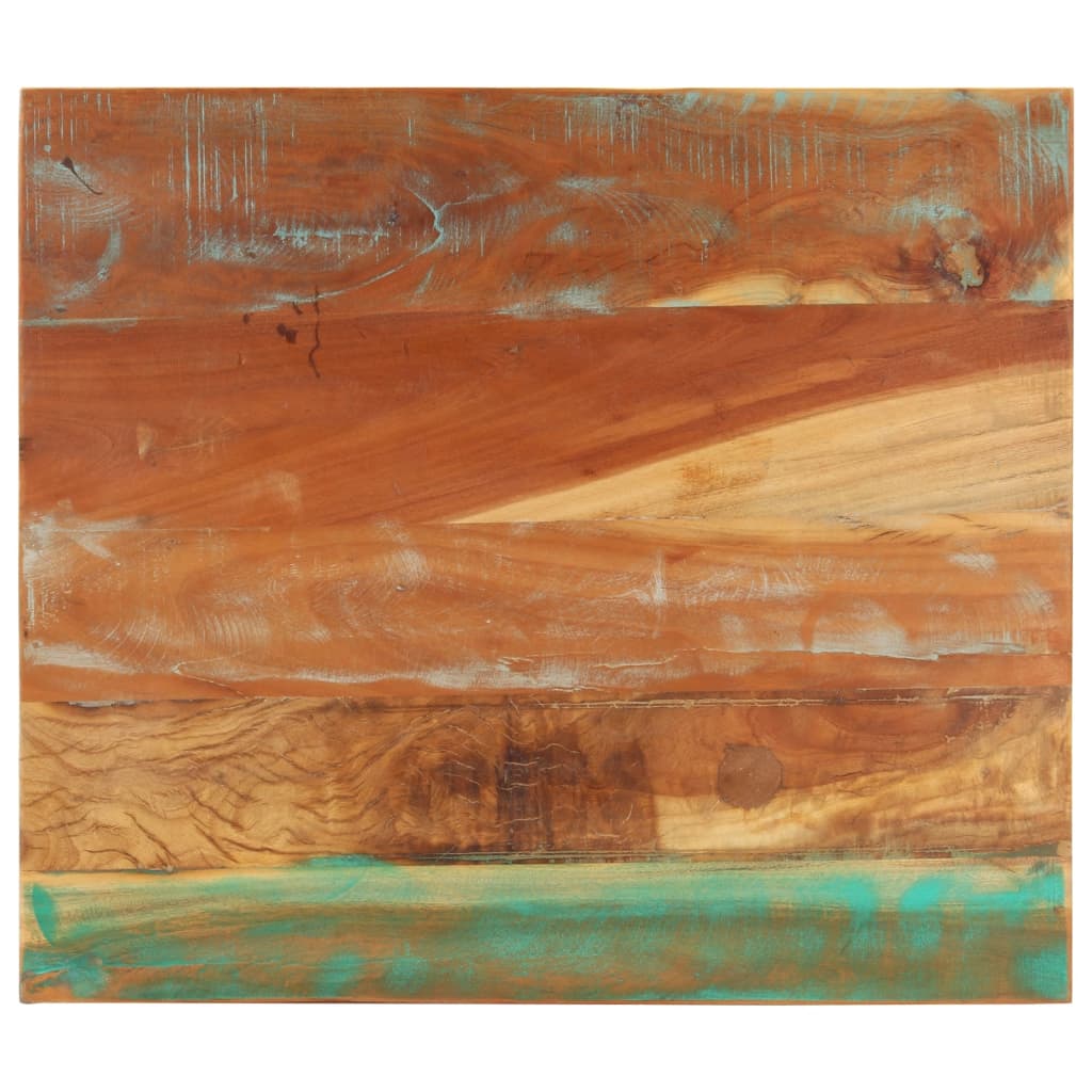 Rectangular Table Top 70x80 cm 25-27 mm Solid Reclaimed Wood - Merlin Deals
