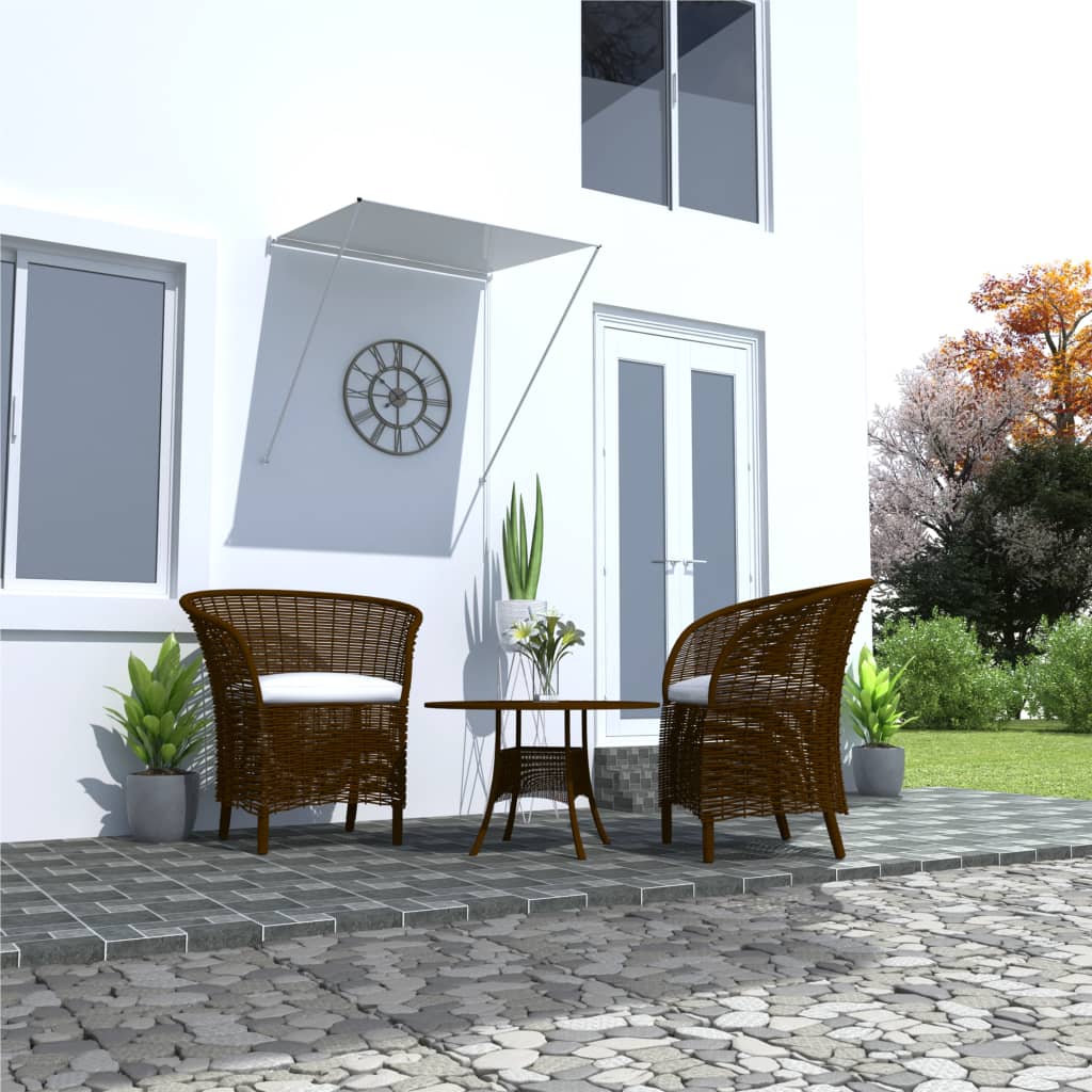 Retractable Awning 100x150 cm Cream - Decor Base