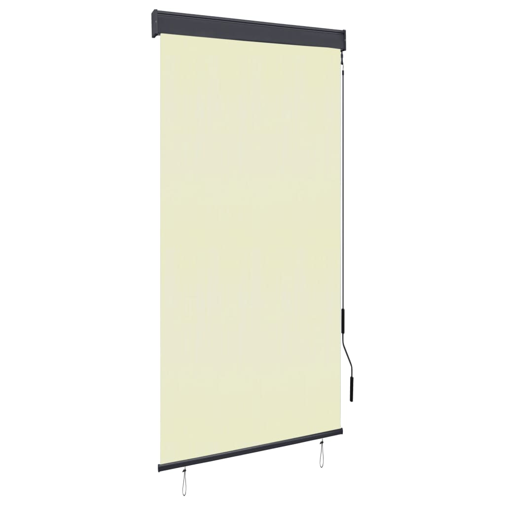 Outdoor Roller Blind 80x250 cm Cream - R and M Furniture