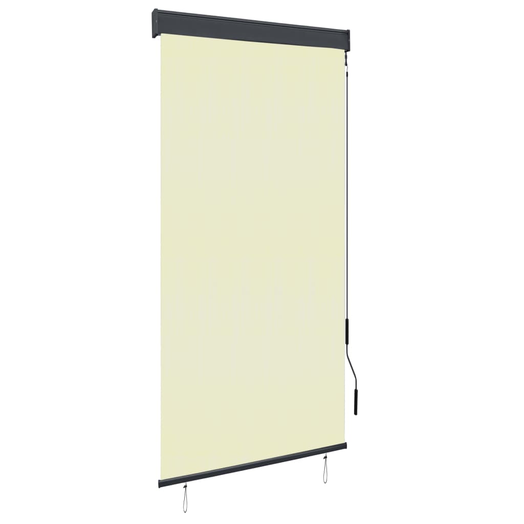 Outdoor Roller Blind 100x250 cm Cream - Design Hut