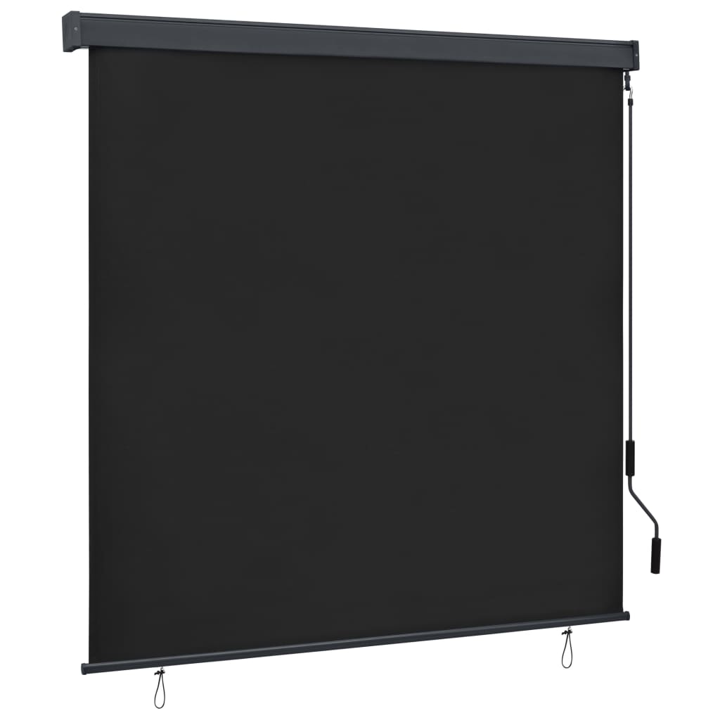Outdoor Roller Blind 160x250 cm Anthracite - Decor Base