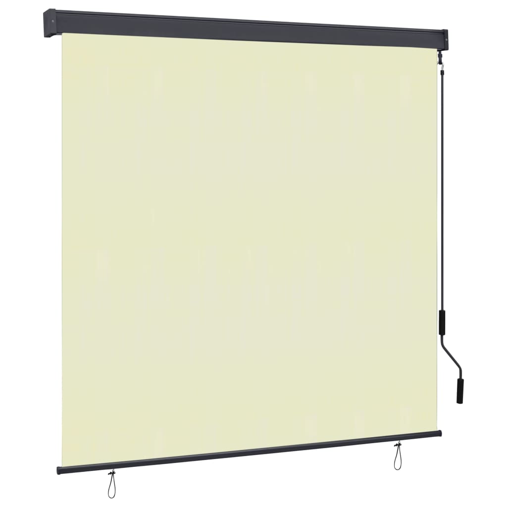 Outdoor Roller Blind 170x250 cm Cream - Decor Base