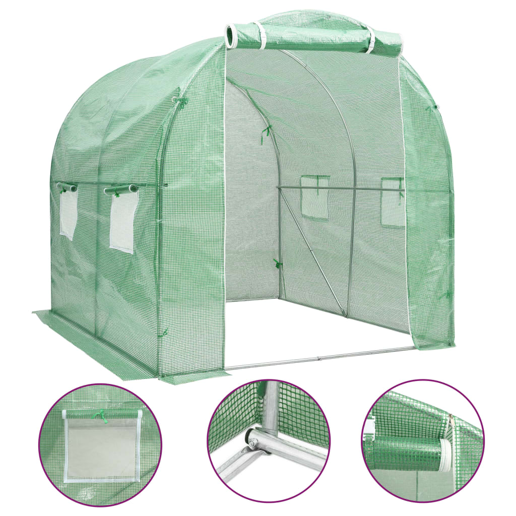 Greenhouse 4 mÂ² 2x2x2 m - R and M Furniture